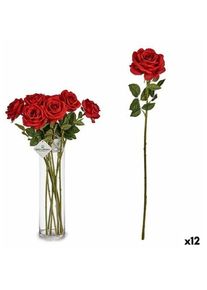 Ibergarden - Branche Papier Plastique 65 cm Rose (12 Unités)