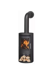 Justus - Poêle à bois Baltrum d 2.0 Acier Noir - 5,5 kW