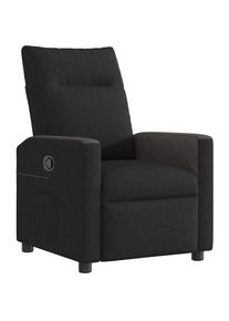 vidaXL - Fauteuil inclinable Noir Tissu