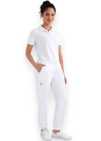 CLINIC DRESS CORE cargo broek dames - joggingbroek style wit voor dames, wit