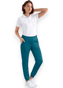 CLINIC DRESS CORE cargo broek dames - joggingbroek style petrol voor dames, turquoise