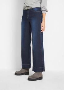 Jean large Mid Waist stretch - bleu - taille 40 avec coton - bonprix