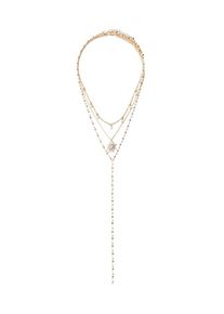 Bershka Collana Donna - oro / bianco