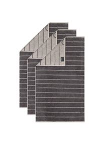 Cawö Cawö Serviette Homme gris taille 30x50cm