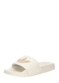adidas originals Dames Instappers 'ADILETTE' donkerbeige / wit 39