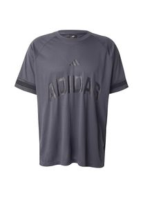 adidas Sportswear Funktionsshirt 'Seasonal Essentials' Herren dunkelgrau / schwarz Größe S