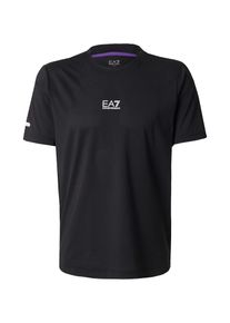 EA7 Emporio Armani Heren Functioneel shirt zwart / wit S