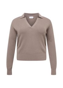 Calvin Klein Curve Pull-over Femme beige taille 4XL