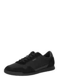 BOSS Heren Sneakers laag 'Titanium' lichtgrijs / zwart 40
