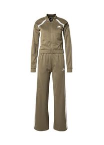 adidas Sportswear Dames Trainingspak 'Teamsport' olijfgroen / wit XXXS-XXS