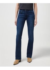 Wrangler Jeansy 'BOOTCUT' dla kobiet granatowy Rozmiar 29