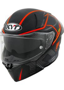 KYT R2R Concept, integraalhelm , kleur: Mat Zwart/Grijs/Rood , maat: M
