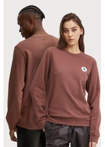 Converse bluza culoarea maro, cu imprimeu, 10027001-A04