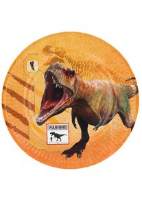 Boland 8 tallrikar World of Dinosaurs 23cm