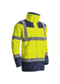 Coverguard Parka de travail d'hiver haute visibilité keta - Jaune FLuo m - 44/46