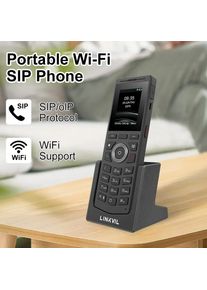 LINKVIL mini smart Wireless sip phone WiFi voip phone Audio Handheld Phone for Office Home Hotels Portable