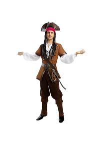 maskworld Cursed Caribbean pirate costume for men