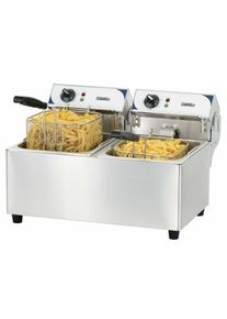 Friteuse électrique 2x7l 2x2800w inox Casselin cfe72