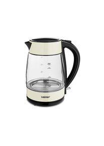 Zelmer - Bouilloire ZCK8011I Jaune Noir verre 2200 w 1,7 l