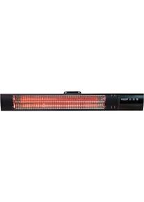 Estufa de exterior Sunred, modelo de pared oscura, color negro, 1500 vatios