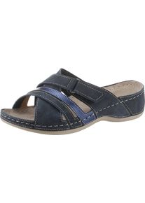 Dames Slipper in comfortabele wijdte H marine Maat 42