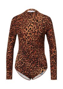 NU-IN Dames Shirt body bruin / cognac / zwart XXS