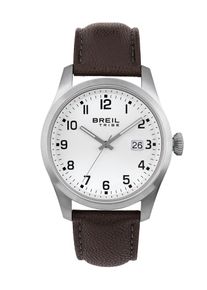 Breil Heren Analoog horloge 'Classic' chocoladebruin / zilver / wit One Size
