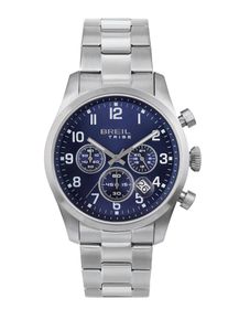 Breil Heren Analoog horloge 'Classic Elegance' blauw / zilver One Size