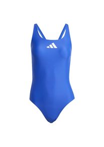 adidas Performance Športové jednodielne plavky '3 Bar' Ženy modrá / biela S