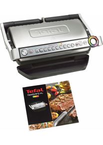 Tefal Kontaktgrill »gc722d Optigrill+ Xl«, 2180 W, Xl-Grillfläche, Automatische Anzeige Des Garzustands schwarz, Automatische Anpassung der...