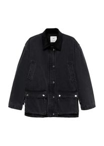 Mango Dames Tussenjas 'Suzie' zwart / black denim S