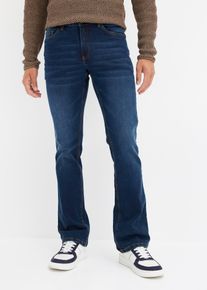 Slim fit stretch jeans bootcut - blauw - maat 54 - met katoen - bonprix