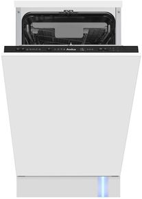 Amica EGSPV 584 900 Einbau-Geschirrspüler, vollintegriert, 45 cm breit, 10 Maßgedecken, 5 Programme, Flex-Besteckschubade, Aquastopp, FlexiDoor (11951