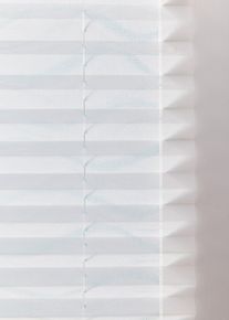 Plissee mit Jacquardmusterung, wei&szlig;, Gr&ouml;&szlig;e 130x70 cm, bonprix