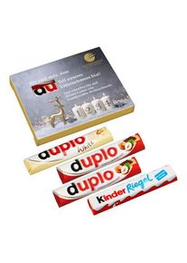 Objet publicitaire : Pack de 4 Duplo «Les dimanches de l’avent» (duplo classique, duplo blanc & Kinder Chocolat) | | Personnalisable avec votre logo