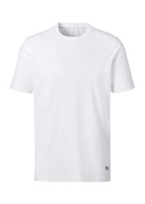H.I.S. Heren T-shirt in wit ,maat S, Witt, 95% Katoen, 5% Elastan