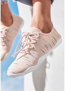 Lascana Dames Sneaker in roze ,maat 36, Witt, 100% Textiel