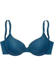 Lascana Dames Beha met cups in smaragdgroen ,maat 70E, Witt, 82% Polyamide, 18% Elastan