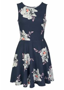Beach Time Damen Strandkleid in blau-geblümt ,Größe 38, Witt, 95% Baumwolle, 5% Elasthan