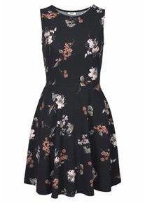 Beach Time Damen Strandkleid in schwarz-geblümt ,Größe 34, Witt, 95% Baumwolle, 5% Elasthan