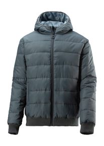John Devin Heren Watté-jack in donkergroen ,maat M (48/50), Witt, 100% Polyester