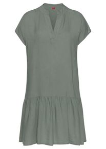 s.Oliver Dames Blousejurk in kaki ,maat 34, Witt, 100% Viscose