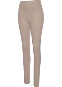 Lascana Damen Leggings in beige ,Größe 32/34, Witt, 95% Baumwolle, 5% Elasthan