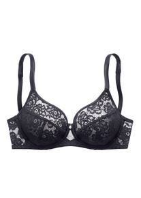 Nuance Dames Beugelbeha in zwart ,maat 100B, Witt, 81% Polyamide, 10% Elastan, 9% Polyester