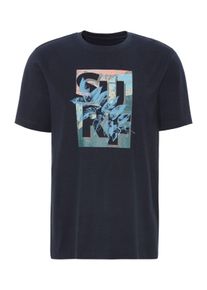 Heren T-shirt in navy ,maat S (44/46), WITT, 100% Katoen