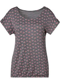 Lascana Dames T-shirt in donkergrijs ,maat 32/34, Witt, 95% Viscose, 5% Elastan