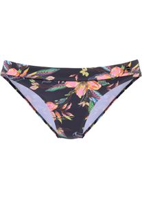 Lascana Dames Bikinibroekje in antraciet gedessineerd ,maat 34, Witt, 84% Polyamide, 16% Elastan