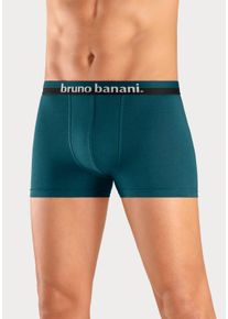 Bruno Banani Herren Boxer in blau, petrol, navy, anthrazit ,Größe S, Witt, 92% Baumwolle, 8% Elasthan