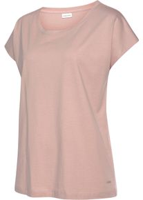 Lascana Damen Pyjamaoberteil in altrosa ,Größe 32/34, Witt, 50% Baumwolle, 50% Viskose