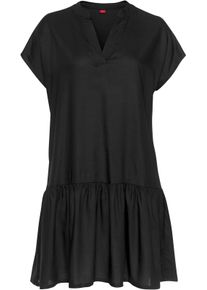 s.Oliver Dames Blousejurk in zwart ,maat 34, Witt, 100% Viscose